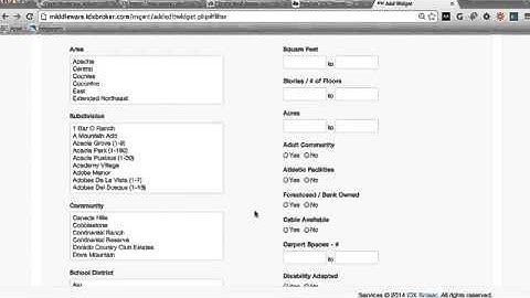 IDX Broker Platinum Showcase Widget