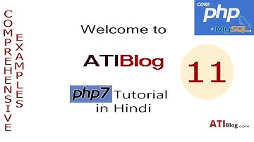 11. Multi Dimensional Array | PHP Tutorial | Hindi | ATIBlog