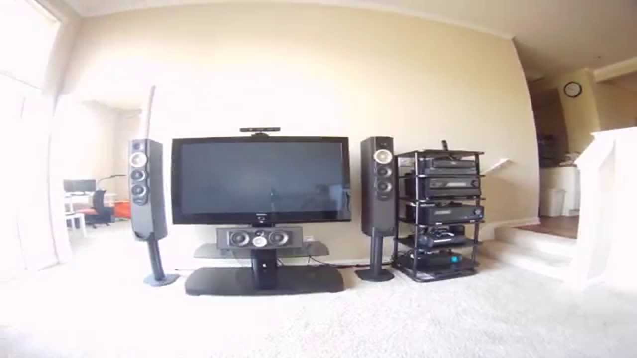 Paradigm home theater panning time lapse