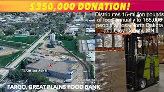$350,000 Donation To North Dakota Food Bank