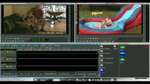 Cinelerra Tutorial: Clips and Manual Fades