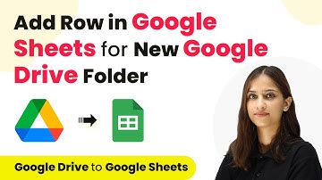 How to Add Row in Google Sheets for New Google Drive Folder