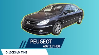 Peugeot 607 2.7 HDI 204 HP 0-100KM/h Test POV