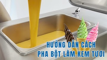 Hướng dẫn cách pha bột làm kem tươi| Benuscream