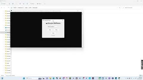 how to make a simple FM radio in python 3