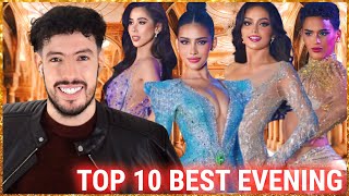 Miss universe  Philippines 2024 TOP 10 BEST EVENING GOWN !
