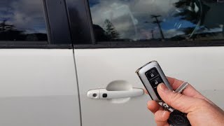 Toyota ist smart door lock, keyless entry remote control