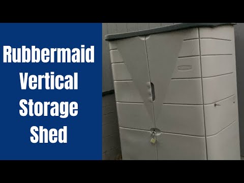 Video: Paano mo tipunin ang isang Rubbermaid storage shed?