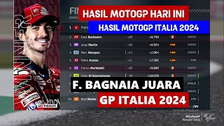 Hasil MotoGP Italia Hari ini: Francesco Bagnaia Juara GP Italia | Klasemen Motogp Hari ini Pekan ke7