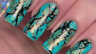 Easy Turquoise Nail Art Tutorial