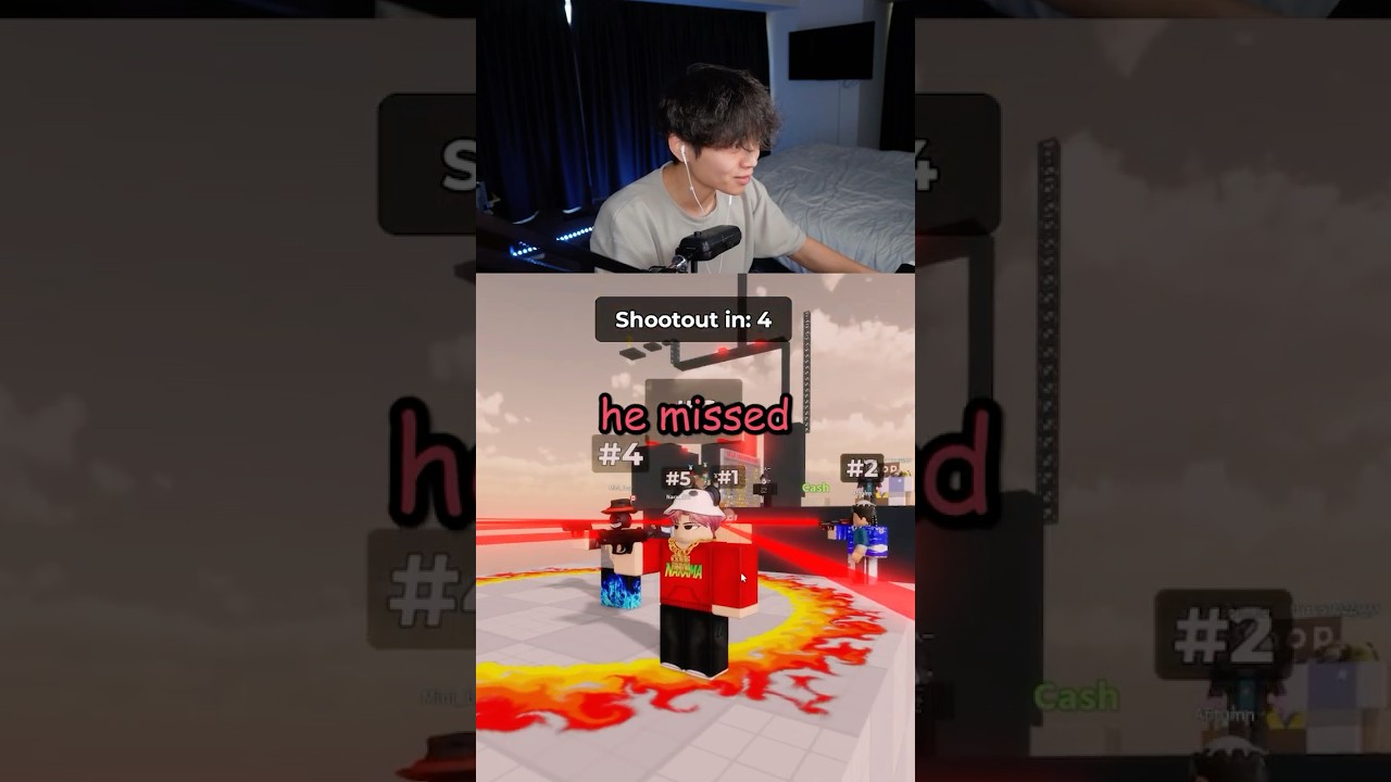 1v1ing in Roblox Blind Shot 🔫