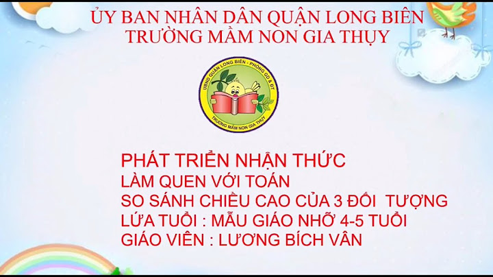 Ôn so sánh chiều caocủa 3 đối tượng