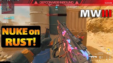 MW3: STRIKER 9 NUKE on RUST! (MGB) PS5 reverse boosted gameplay