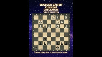 Englund Gambit | Cunning Checkmate | Chess Openings | Chess Tricks #chess
