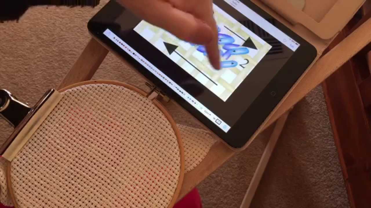 Cross Stitch #36 - Continental Tent Stitch Parking Tutorial