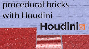 Houdini fx - procedural Bricks