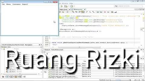 TAMPIL DAN RUBAH(EDIT) DATA dalam aplikasi Netbeans dengan Xampp