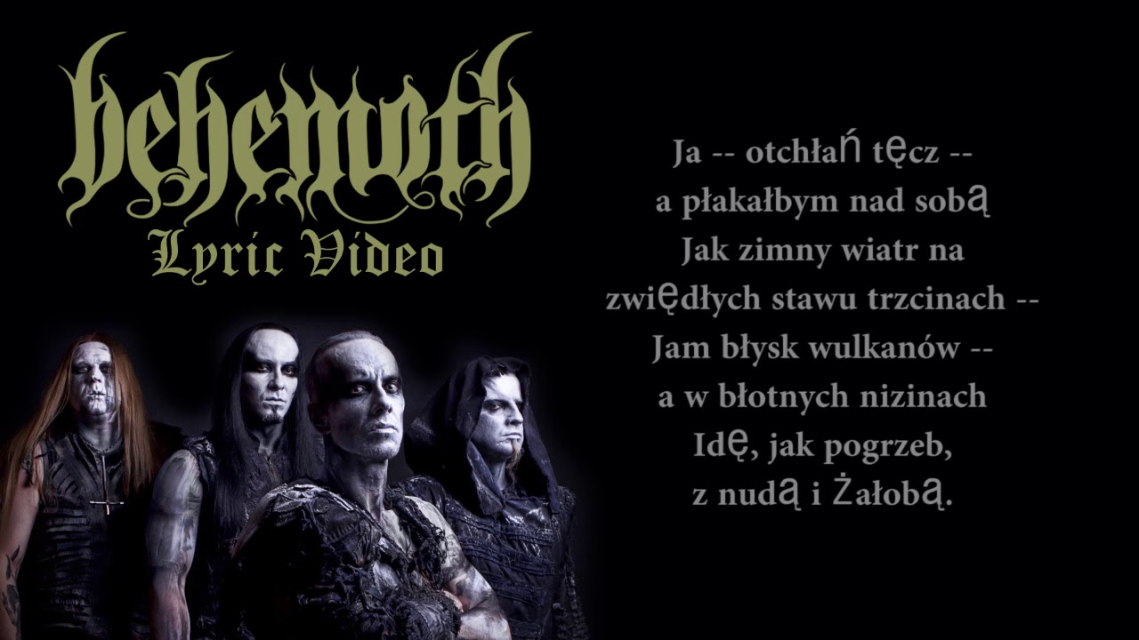 Behemoth Lucifer (LYRICS / LYRIC VIDEO) YouTube