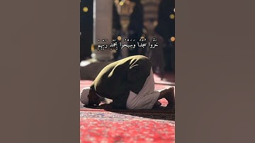 إِنَّمَا يُؤْمِنُ بِآيَاتِنَا الَّذِينَ إِذَا ذُكِّرُوا بِهَا خَرُّوا سُجَّدًا "سوره السجدة♡"