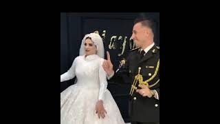 عن جمال العريس الظابط والعروسه الفرفوشة العسل 