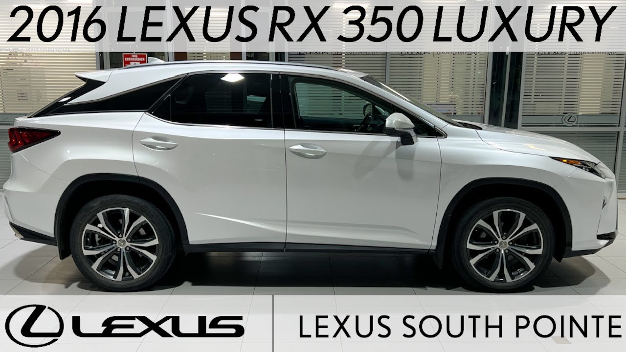 2016 Lexus RX 350 Luxury Package (L240418A) - Full Review and Walk ...