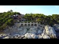 Costa Brava — Platja d&#39;Aro drone flying in 4K