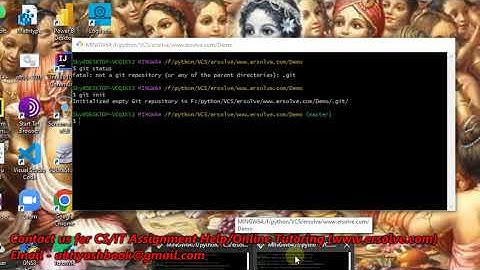 Fatal: not a git repository ( or any of the parent directories): .git/Use of Git software tool (VCS)