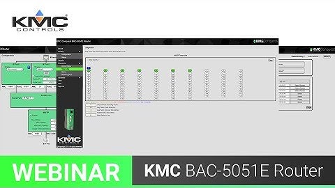Webinar: KMC Conquest BAC-5051E Router | 8.31.18
