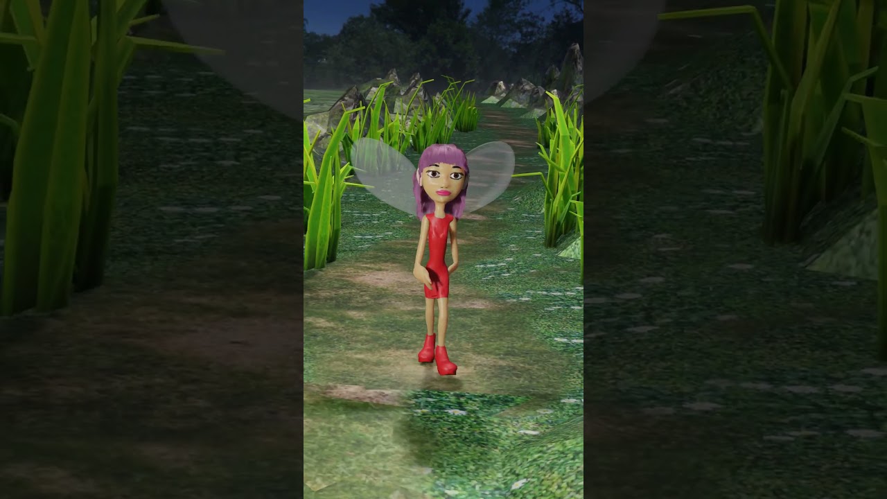 Little fairy busy - Blender cartoon  