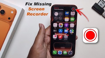 Screen Recorder Missing On iPhone 17 pro [ QUICK FIX ]