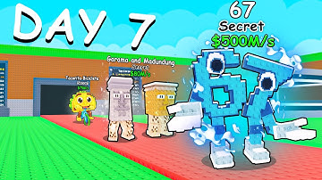 I Spent 7 Days In Steal A Brainrot!