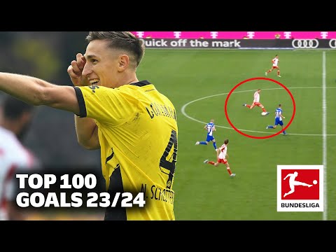 Screamers Without End! 😱 Top 100 Bundesliga Goals of 2023/24 ft. Kane, Wirtz, Guirassy & Co.