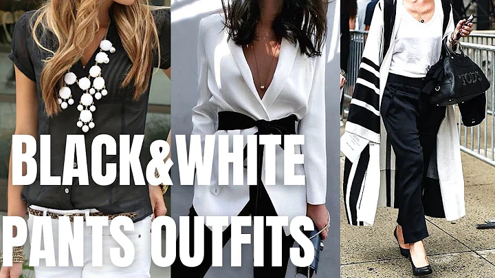Black and White Outfits with Pants. How to Wear Black and White Color Duo? - DayDayNews