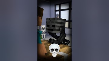 Wither Skeleton Arm Wrestling 💀 #shorts