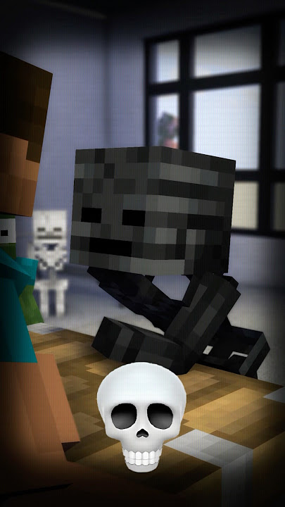 Wither Skeleton Arm Wrestling 💀 #shorts