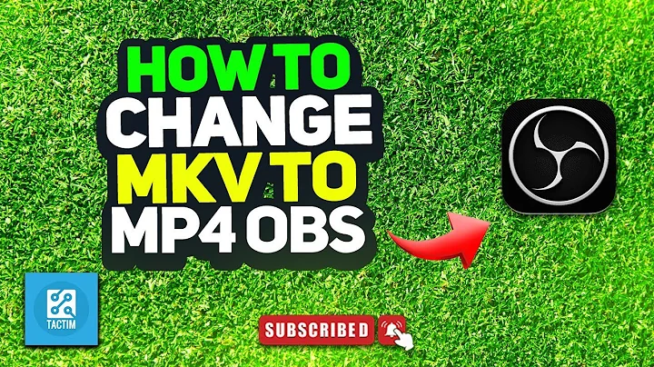 How to change mkv to mp4 OBS 2025