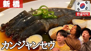【韓国料理】幸せはカンジャンセウとヤンニョムセウが届けてくれるのさ‼︎‼︎【モッパン】[ PBOY 韓国料理 VLOG EP43 ] 新橋 ママチプ
