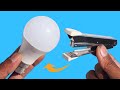 Take a Common Stapler pin and Fix All LED Lamps in your Home! How to Fix all led bulbs