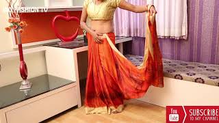 How To Wear Saree Look Slim Just In 5 Minutes How To Wear Sari Ind Fashion Tv