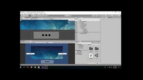 Create sliding image effect with button and pagination icons in Unity Part 2