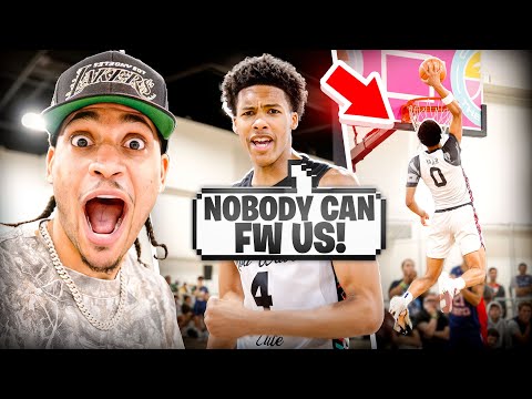 MY AAU TEAM FULL OF NBA PROSPECTS WENT BALLISTIC IN THIS QUARTERFINALS GAME!