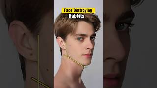 Face Destroying Habbits viral youtubeshorts mewing