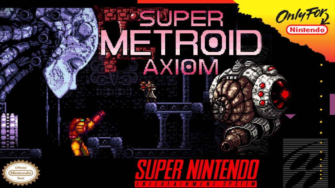 Super Metroid: Axiom Verge - New Hack [SNES] Full Gameplay