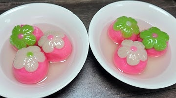 Cách làm CHÈ TRÔI NƯỚC TẠO HÌNH HOA - Chè Trôi Nước dẻo mềm không bị cứng -  món ngon ngày tết