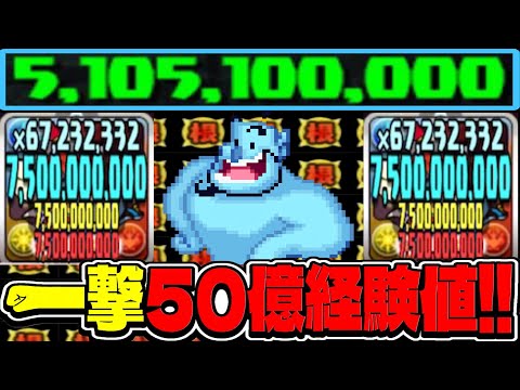 一撃50億経験値編成がヤバすぎた10億チャレンジ【パズドラ】