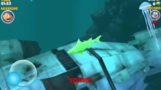 Hungry shark part 1 Rocket!!!!!!!!!!!!!!!!!! screenshot 2