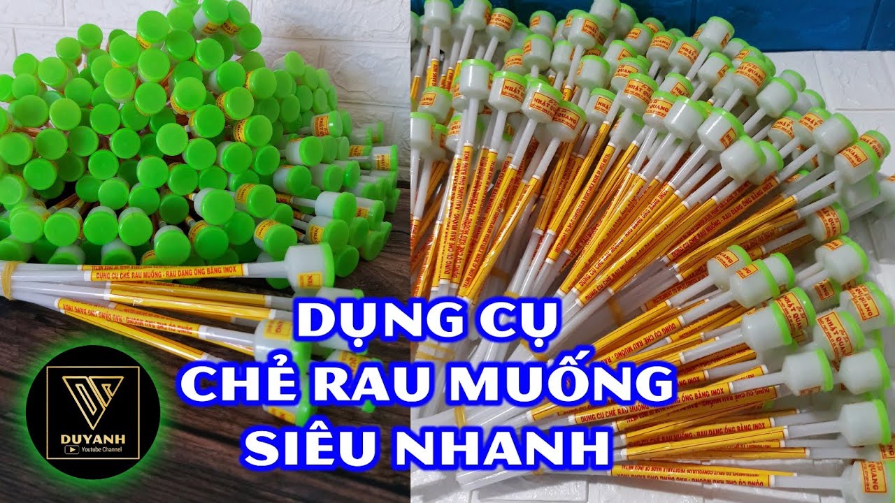 Cây Chẻ Rau Muống Siêu Nhanh - YouTube