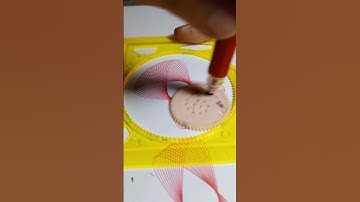 Full red💕 Spirograph #shorts