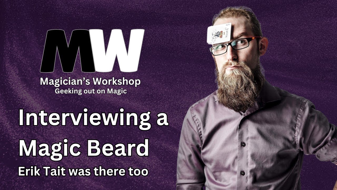 Interviewing a Magic Beard.  Erik Tait was there, too.