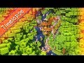 [OSHACRA] Part58 Timelapse build house by the waterfall/おしゃクラ！ part58 滝のそばに家を作ってみた（Minecraft）